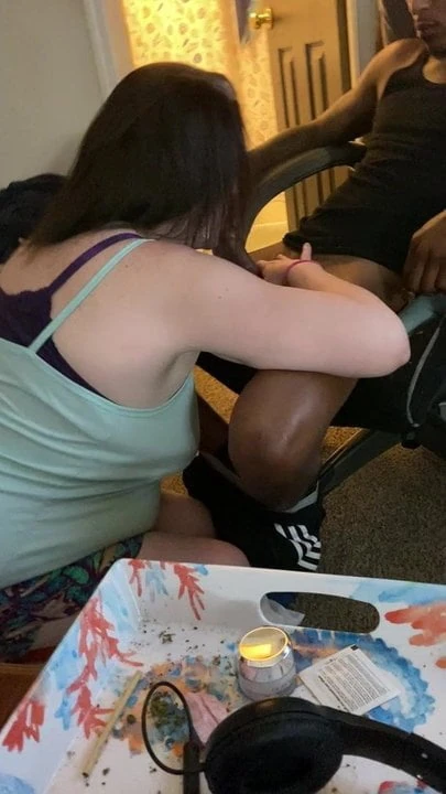 Vixen1217 QoS Hotwife and Bi cuck hubby worship young bbc