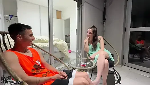 I fuck my stepmom with an ANAL after celebrating New Year's