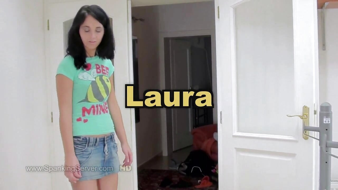 Laura, brunette teen ass whip