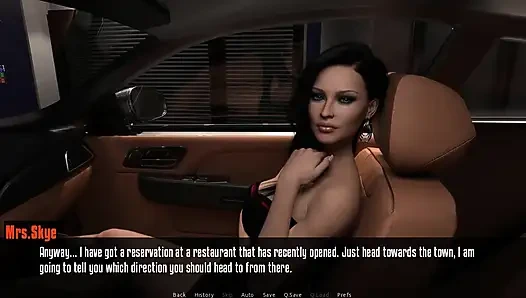 Işıklar loş: seksi orta yaşlı seksi kadın ile gün batımını izliyor bölüm 8