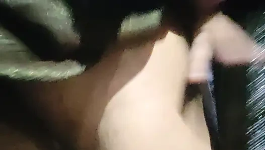 Wife shows her young pussy to her husband