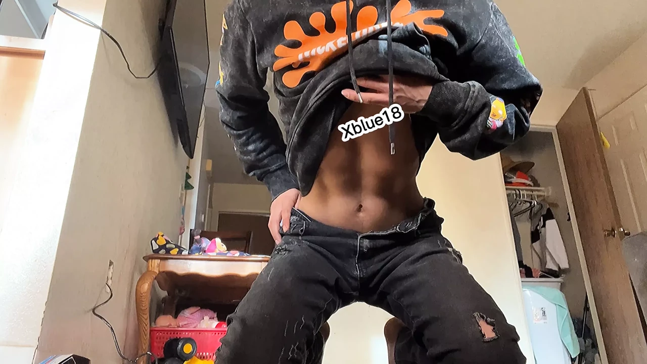 Touching me in the bathroom after the party – tasty amateur twink