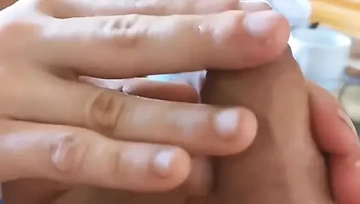 POV-vorhaut spielt einen blowjob, erstaunliche eheschlampe