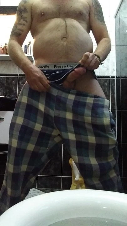 Senior undressing jerku