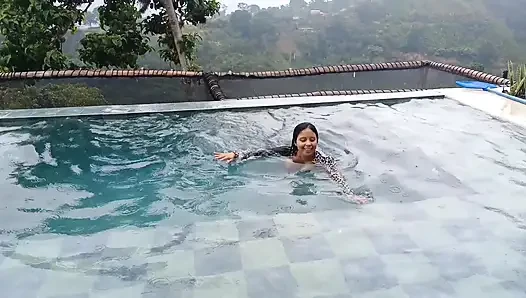 Mutual Milk Sucking Fetish: Pool Lunch Turns into Intense Nursing Session
