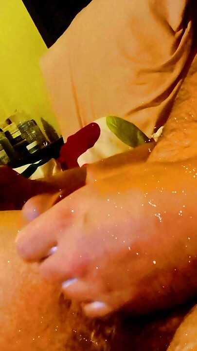 Hot male close up jerking off