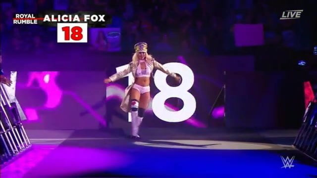 Alicia Fox - 2019 WWE Royal Rumble vchod