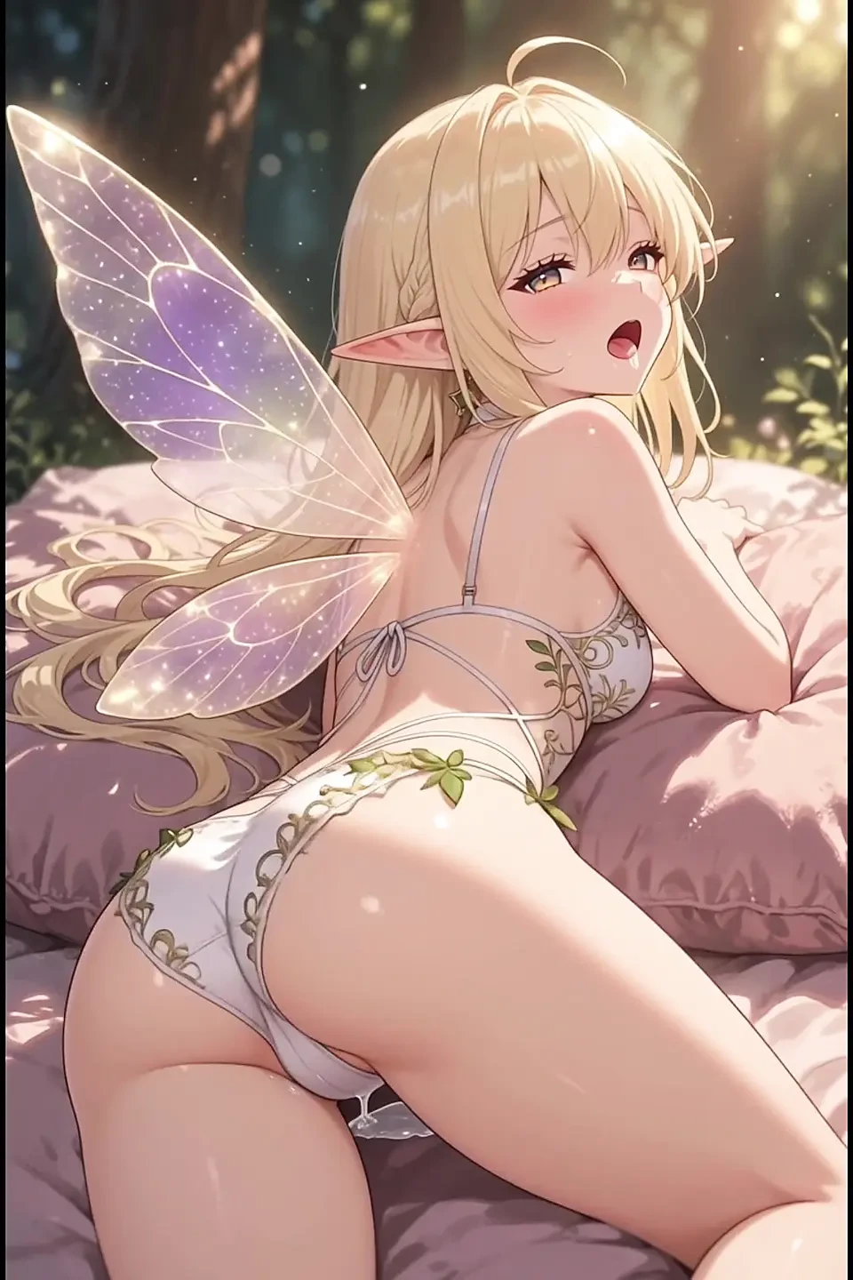 金发精灵动漫女孩
