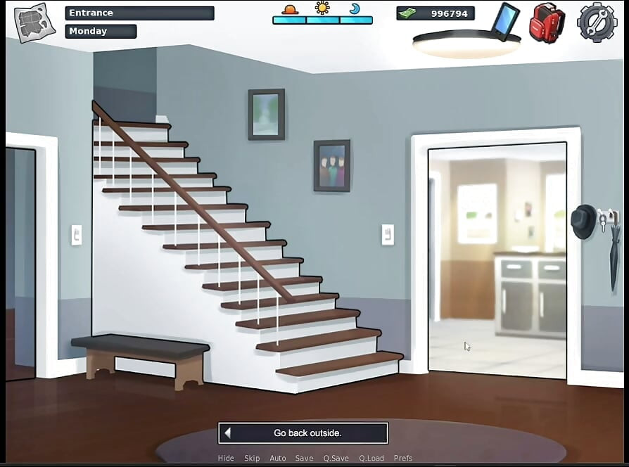 Summertime Saga Gameplay : Intenzivna scena masaže sa recepcionerkom.