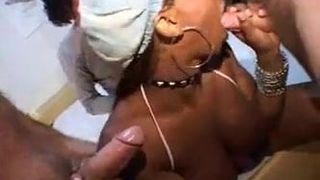 BLACK GUY WITH LONG HAIR FUCKED