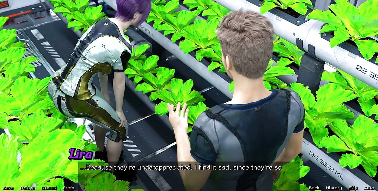 Stranded in Space - Meeting a Shy Emo Girl