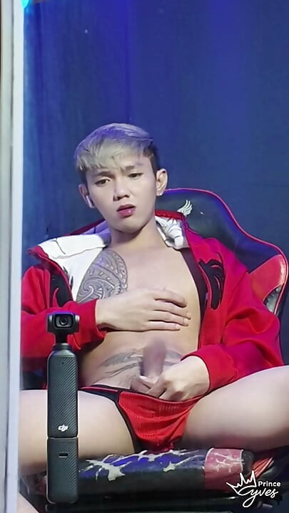 Inked Boy in a Spidey Hodi Masturbating
