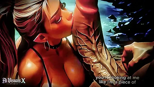 Kompilasi orc elf alien fantasi sepong kontol & ngentot toket - bokep animasi (ai generated)