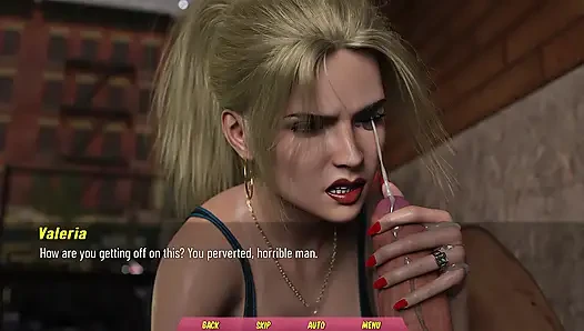 Ateşli evli kadın yaşlı adama yardım etmeye çalışıyor, bu yüzden büyük yarağıyla oynuyor