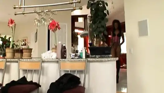 Beyaz erkekler ve zenci kızlar için ırklararası dörtlü seks