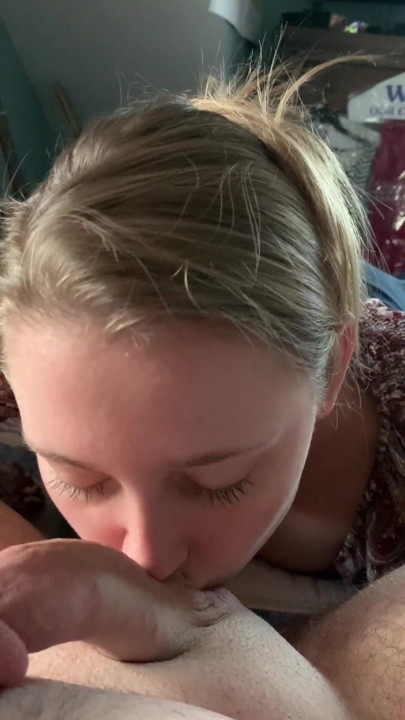 Sexy Edging Blowjob from Wife with Big Cumshot | Clip 1