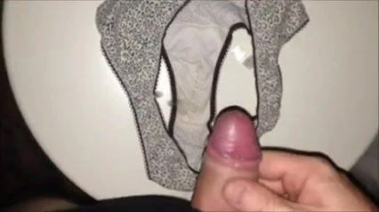 Cum in hot neighbour's dirty panties 7