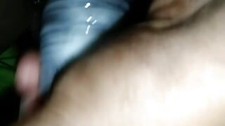 Desi Hot Man Big Dick Masturbation And Cum in Condom