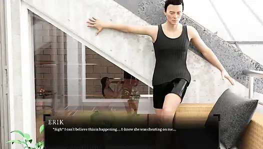 Над азиатской шлюшкой-женой доминирует большой мускулистый мужчина перед бойфрендом