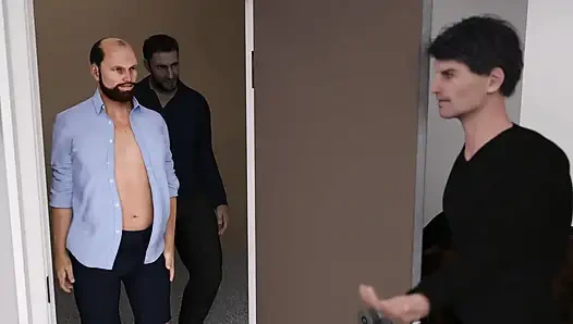 Трудные дни: неверные жены ссориться перед хуем о том, кто собирается его пососать закончился большим взрывом спермы, эпизод 25