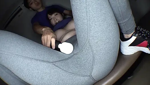 Mature Man and a Beautiful Sports Instructor in a Heated Private Session