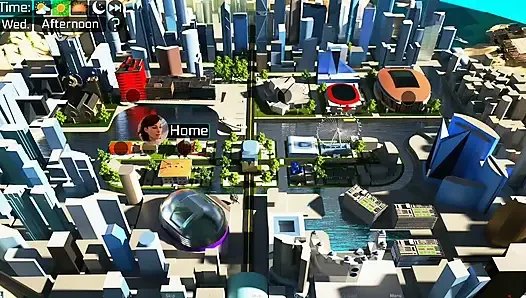 Milfy City No4 - Играю в раздевание