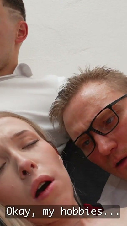 CUCK4K. At the casting, instead of showing his acting talent, he showed how much of a slut his girlfriend is | Clip 3
