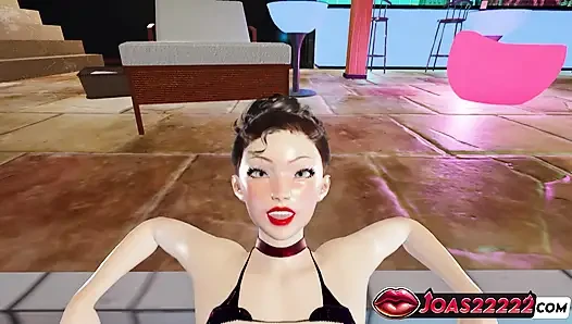 Hot Kojuro Pool 3D Hentai - Anal Legs-Up Missionary, Water Doggystyle, Underwater Cumshot