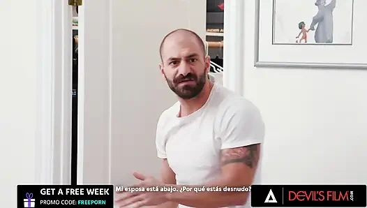 DEVILS FILM - горячей няне Haley Reed долбит ее киску ее работодатель