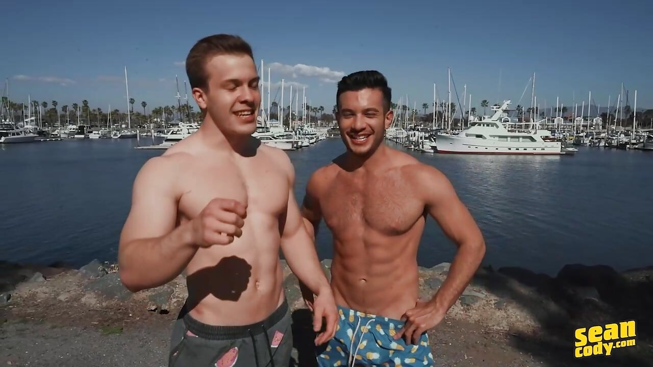 SEAN CODY - Clyde And Manny Tease With Each Other With Spanking And Naughty Harbor Play Before Fucking Hard