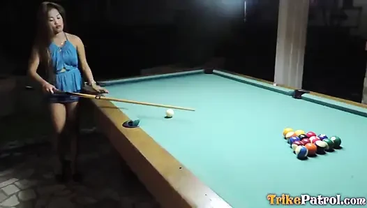 Stubborn poony plowing