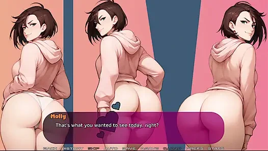 Новый изврасти моей подруги - это визуальный роман для взрослых, где вы берете на себя роль молодого студента университета. Твоя подруга, Энн