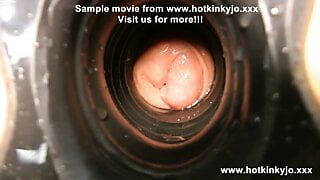 Hotkinkyjo 99cm penetración anal con consolador profundo, prolapso y más