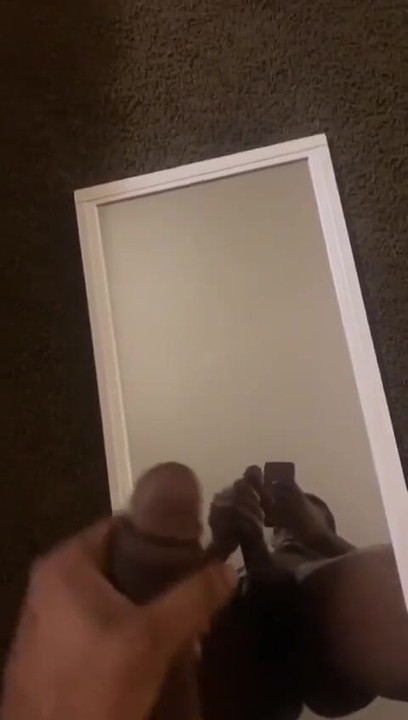 Big black dick from the top