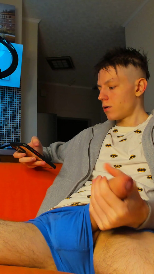Fresh 18yo Twink Begs Camera While Cumming | Clip 1