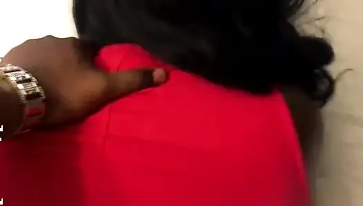 Big Booty in a Red Dress Is the Best Combo.. Watch Now