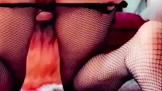 Peitsche muschi fingert dildo im arsch