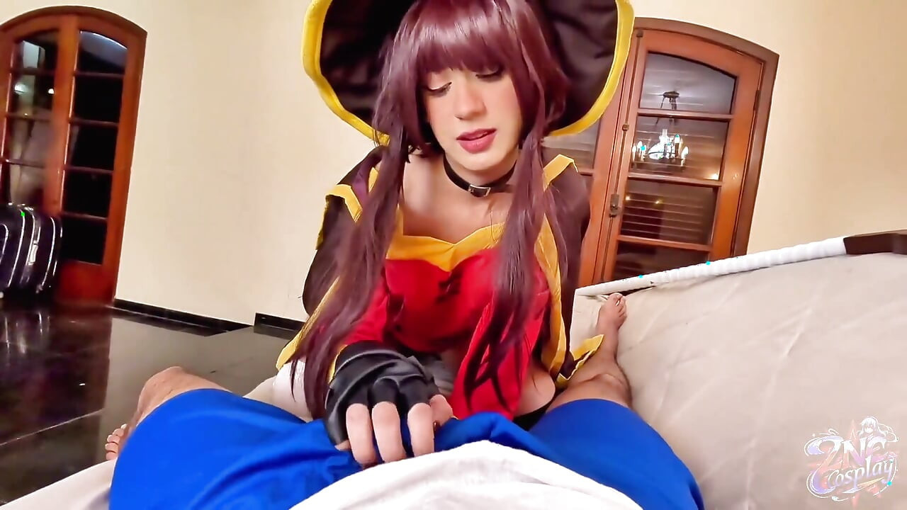 Zne Cosplay - konosuba ft. waifusjuice ve kareozne'den megumin