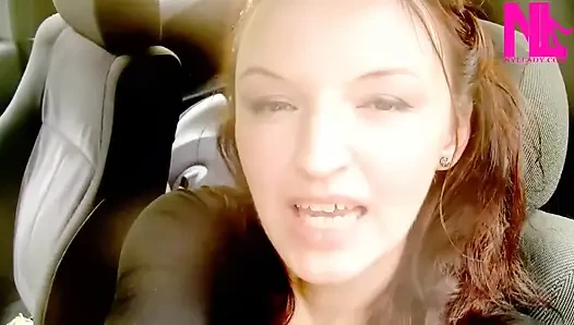 Sensual Driving in Pattent Blue Buffalo Super Sexy Pumps