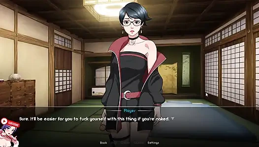SARADA UCHIHA fucked in public in Konoha. The most powerful woman in Naruto