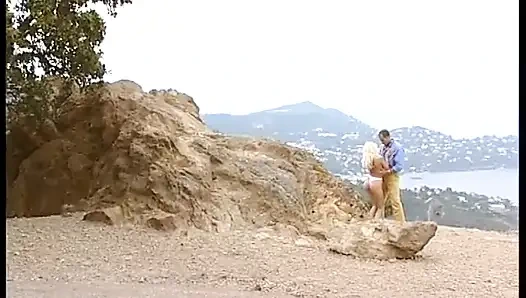 Blonde Coastal Passion French Riviera Fuck Fest