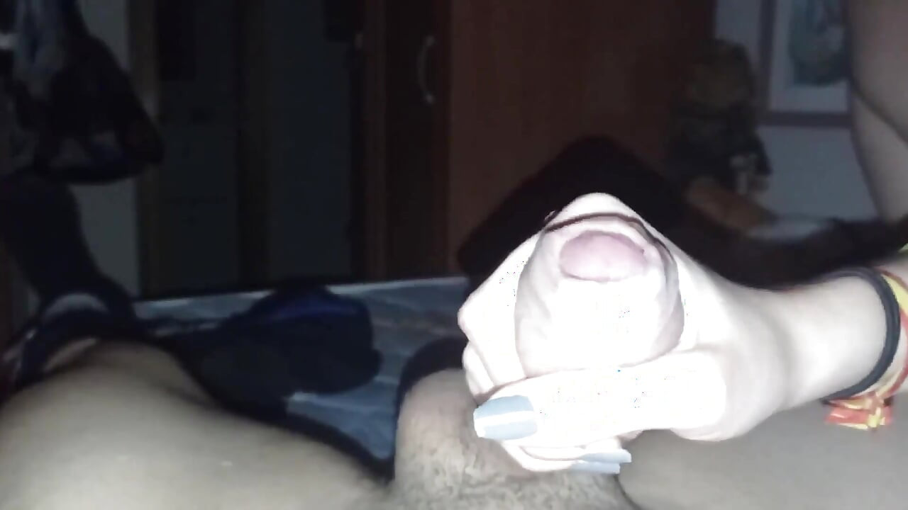 Relajar novia, paja, leche caliente y leche, corrida en primer plano Shanaxnow