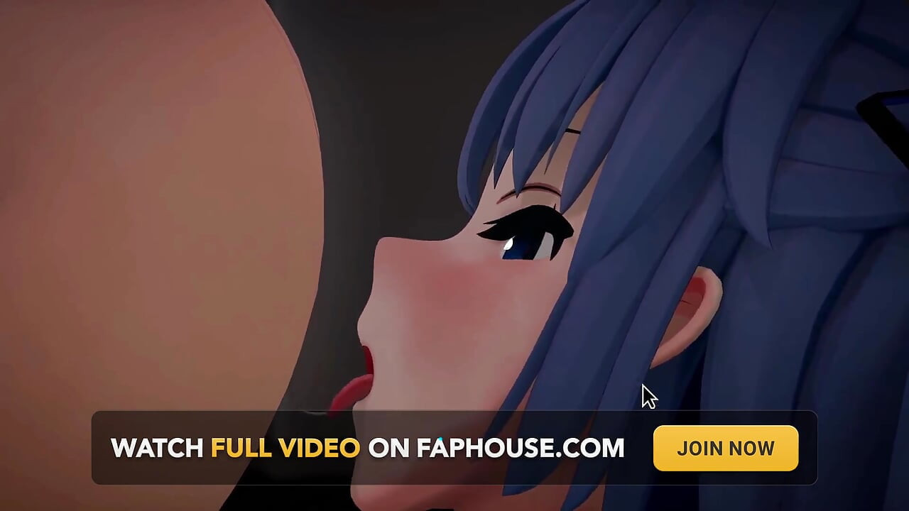 Hayase Yuuka Blowjob Blue Archive Hentai Mmd 3D Blue Hair Color Edit Smixix