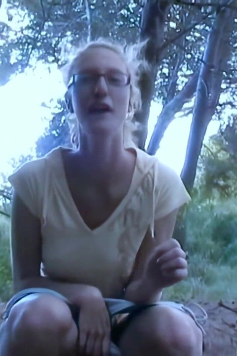 Starla-candy Beautiful French Blonde Starla Candy Pees in the Woods Then Sucks Terry's Cock