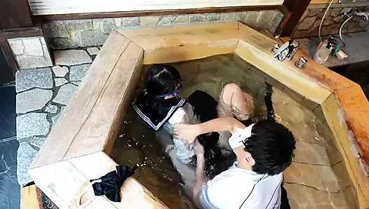 Dripping Uniform, Restrained in a Bathtub, off-campus Lesson