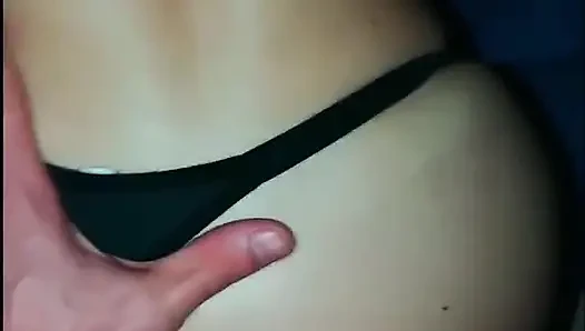 He pulled his 20cm dick out of my ass and came on my back.