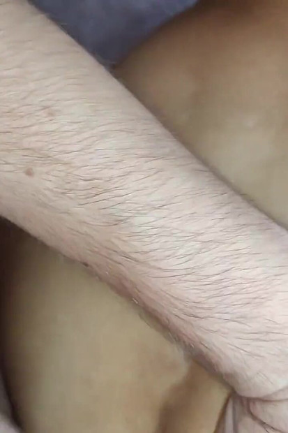 Sensually Massaged My Friend's Stepmom's Ass Right on Her Fur Coat.