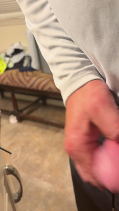 Fucking my wifes stimky shoe