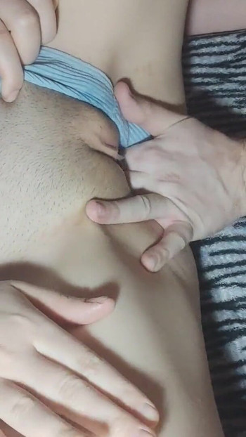 Iconic moment from "Close-up of a beautiful Asian girl's pussy."