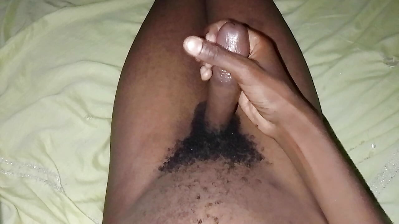 Home lonely night solo handjob